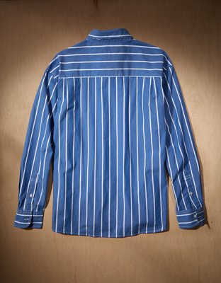 AE x Tru Kolors Poplin Striped Shirt