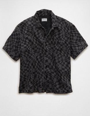 AE | Smiley® Short-Sleeve Button-Up Shirt