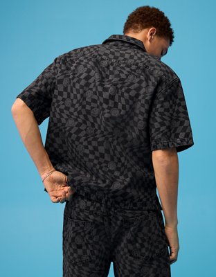 AE | Smiley® Short-Sleeve Button-Up Shirt