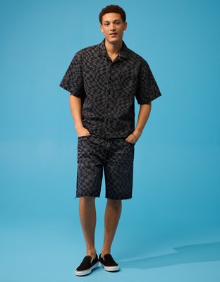 AE | Smiley® Short-Sleeve Button-Up Shirt
