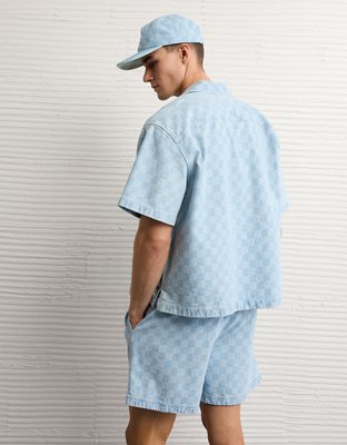 AE x Umbro Relaxed Fit Denim Button-Up Shirt