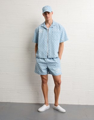 AE x Umbro Relaxed Fit Denim Button-Up Shirt