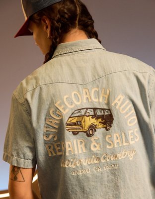 AE x Stagecoach Western Denim Shirt