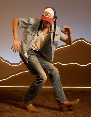 AE x Stagecoach Western Denim Shirt