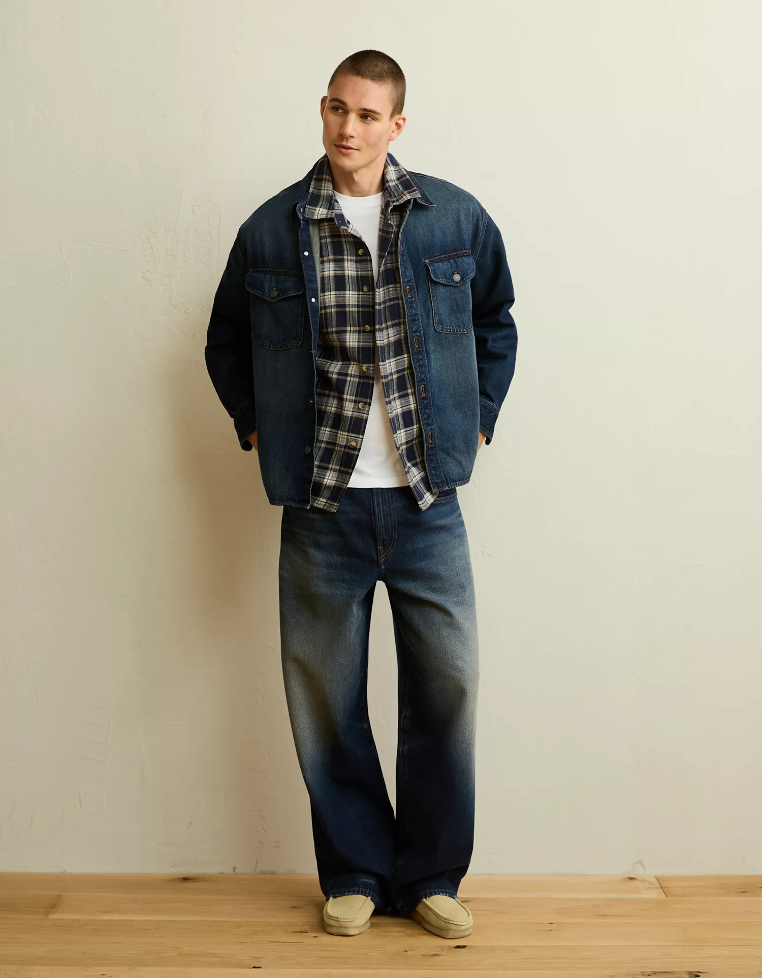 AE x Lamine Yamal Denim Overshirt - thumbnail 9