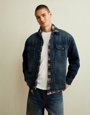 AE x Lamine Yamal Denim Overshirt