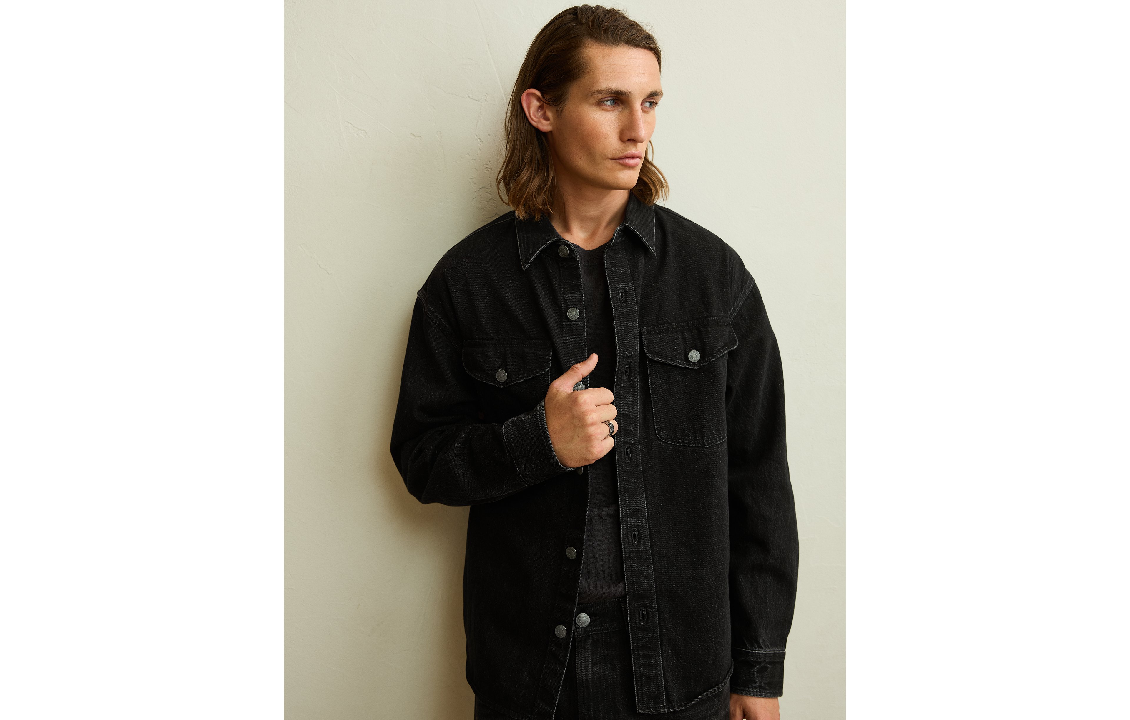 AE x Lamine Yamal Denim Overshirt