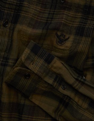 AE x Lamine Yamal Flannel Button-Up Shirt
