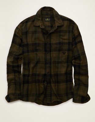 AE x Lamine Yamal Flannel Button-Up Shirt