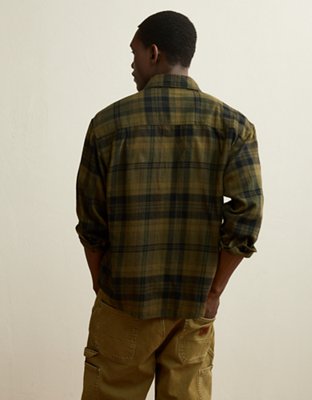 AE x Lamine Yamal Flannel Button-Up Shirt