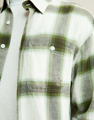 AE x Lamine Yamal Flannel Button-Up Shirt