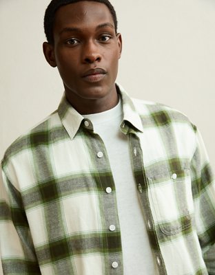 AE x Lamine Yamal Flannel Button-Up Shirt