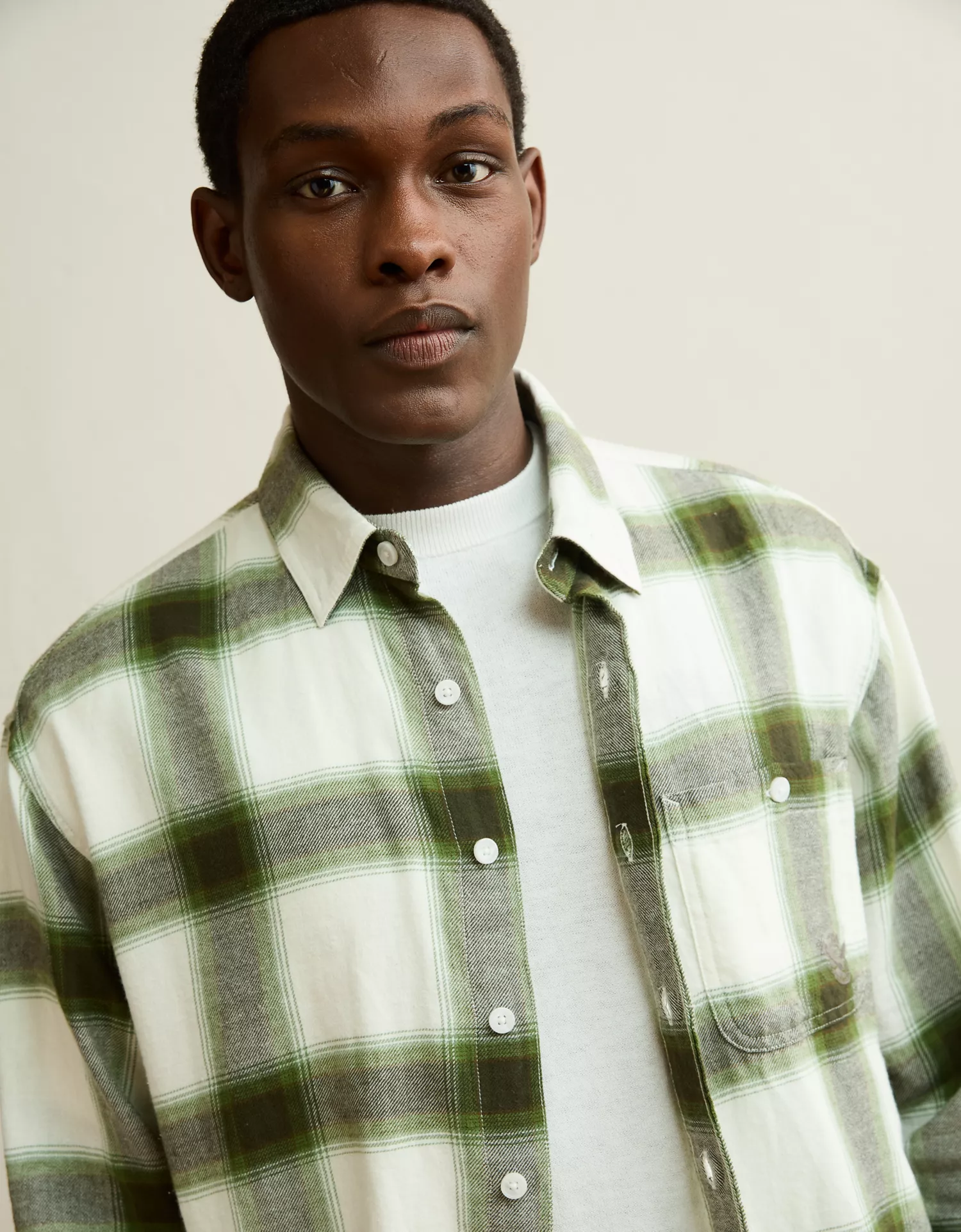 AE x Lamine Yamal Flannel Button-Up Shirt - thumbnail 9