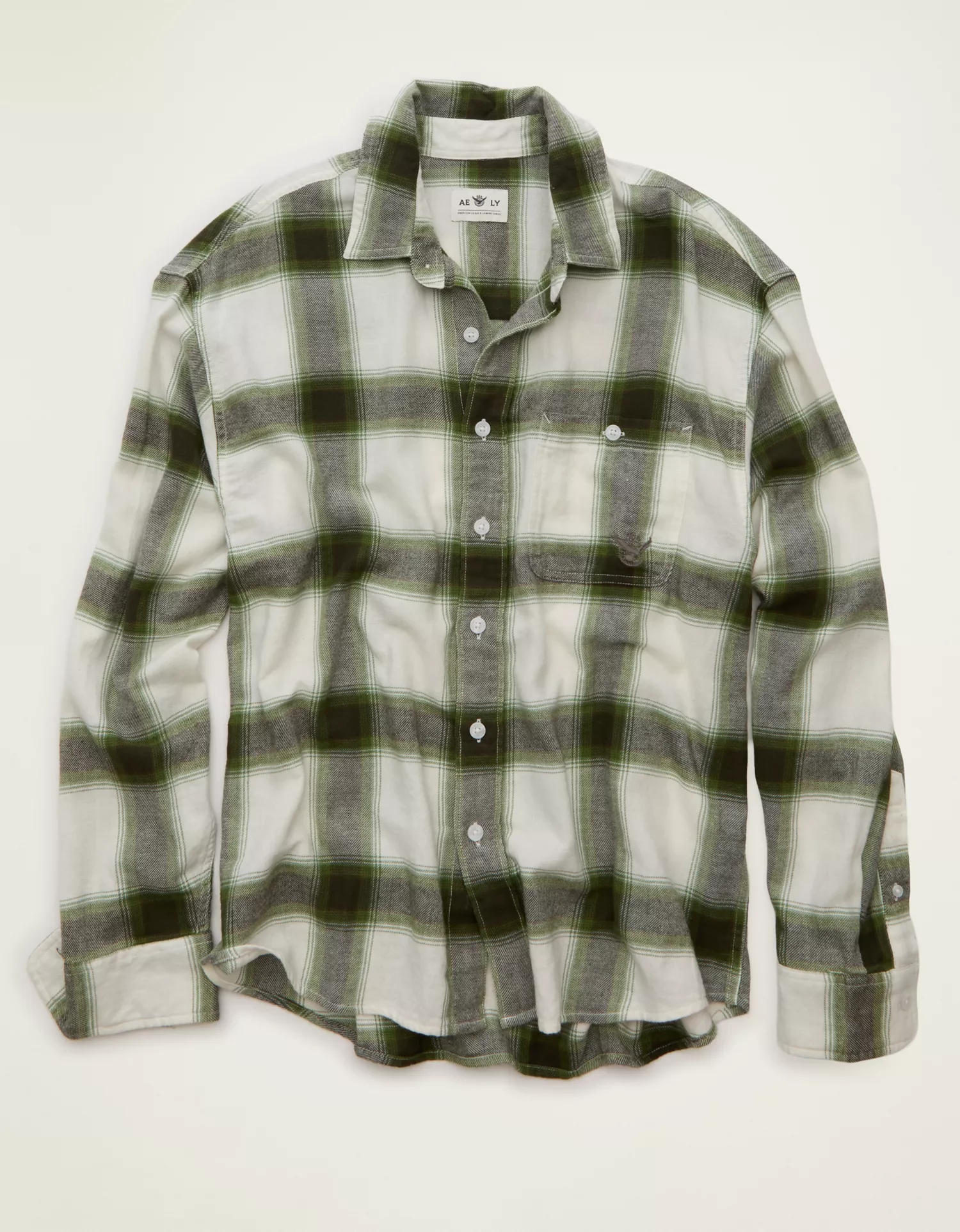 AE x Lamine Yamal Flannel Button-Up Shirt - thumbnail 4