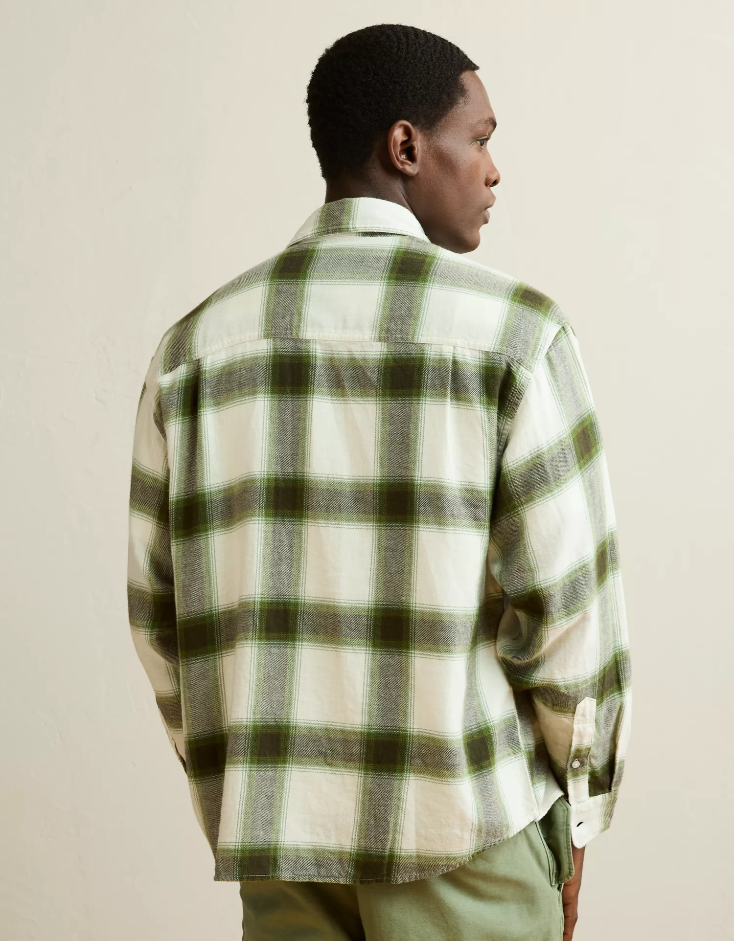 AE x Lamine Yamal Flannel Button-Up Shirt - thumbnail 3