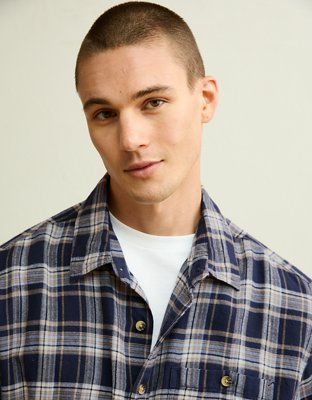 AE x Lamine Yamal Flannel Button-Up Shirt