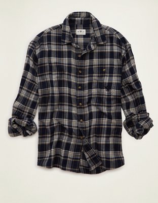 AE x Lamine Yamal Flannel Button-Up Shirt