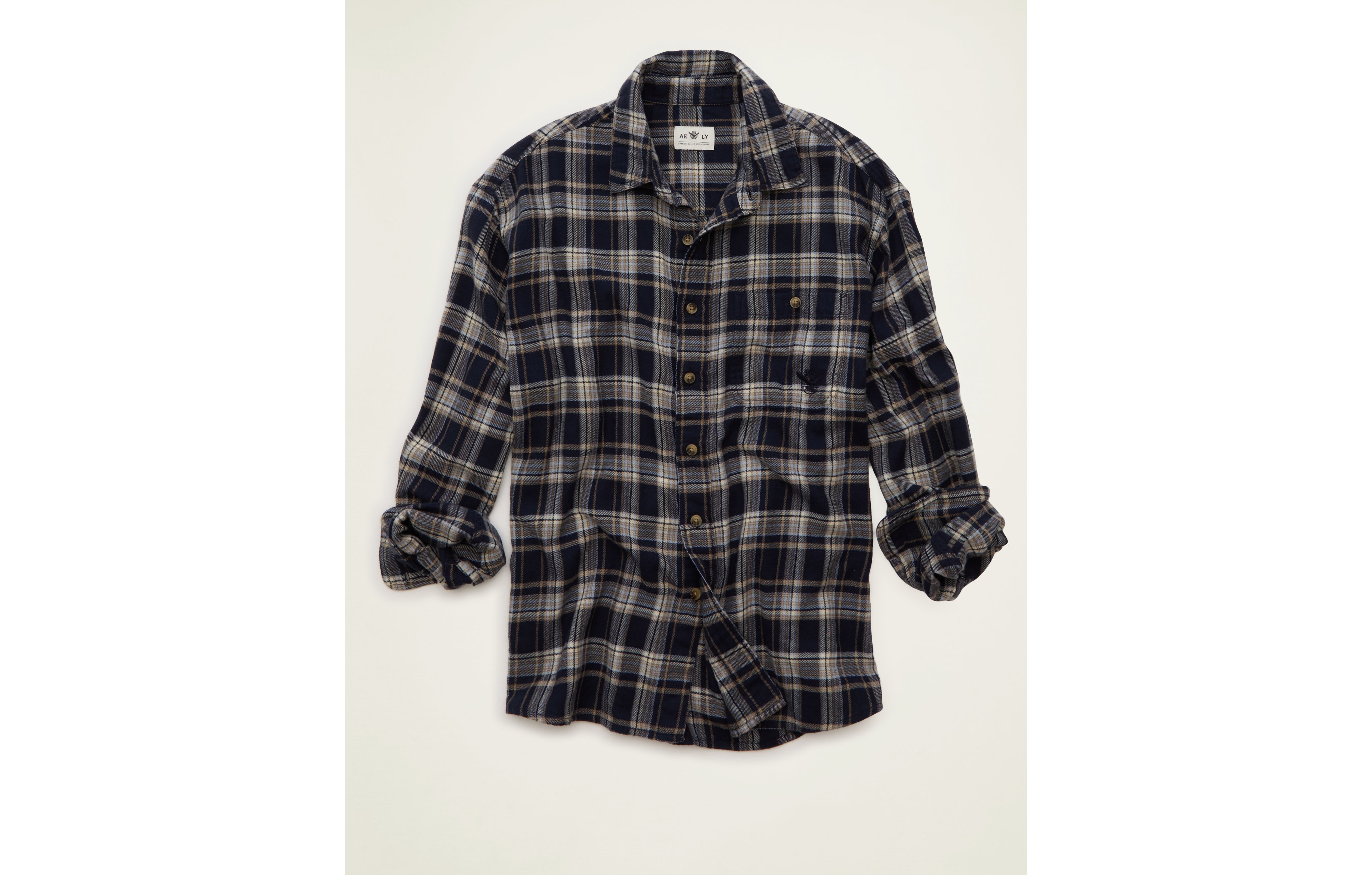 AE x Lamine Yamal Flannel Button-Up Shirt