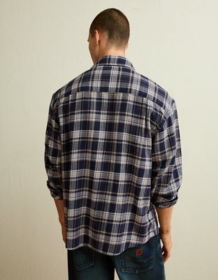 AE x Lamine Yamal Flannel Button-Up Shirt