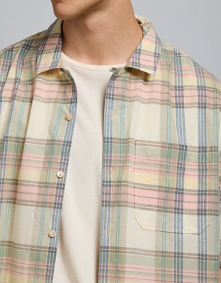 AE77 Madras Short-Sleeve Shirt