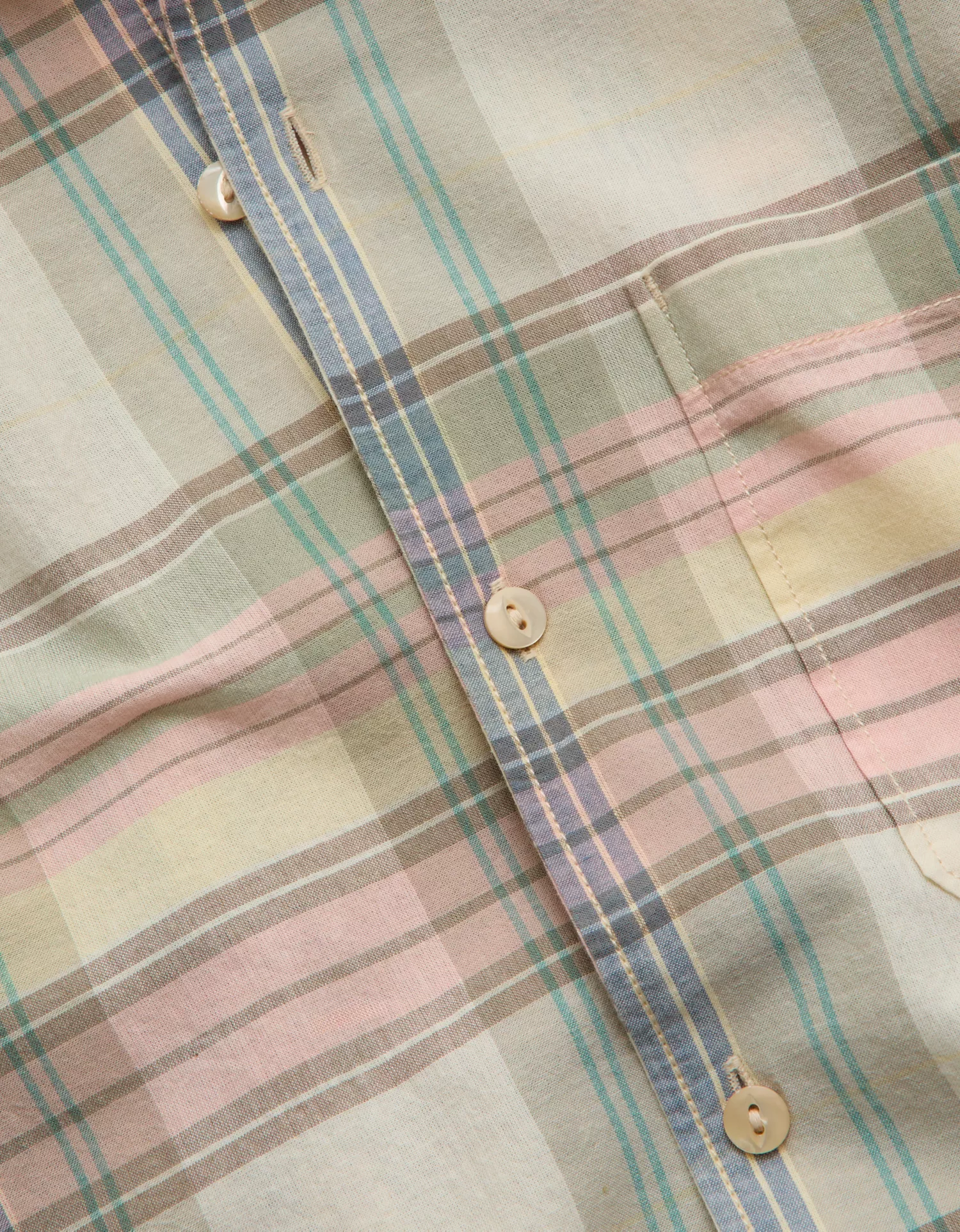 AE77 Madras Short-Sleeve Shirt - thumbnail 8