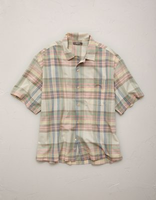 AE77 Madras Short-Sleeve Shirt