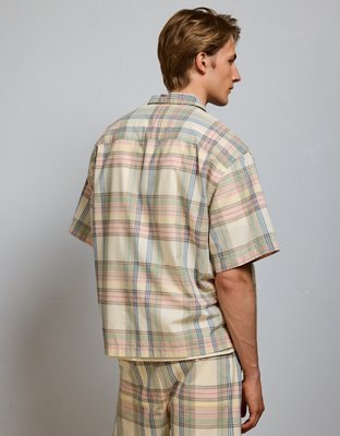 AE77 Madras Short-Sleeve Shirt