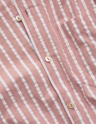 AE77 Seersucker Camp Collar Shirt