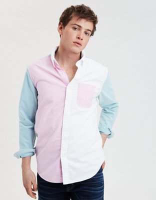 men's printed button down shirts