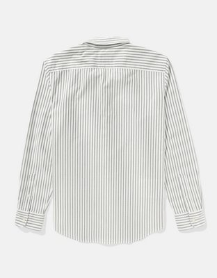 AE Striped Slim Fit Oxford Button-Up Shirt
