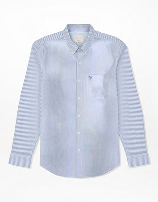Agui striped cotton Oxford shirt