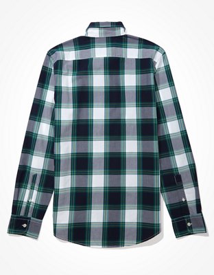 AE Flannel Button-Up Shirt