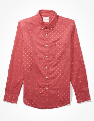 AE Camisa de popelina con botones