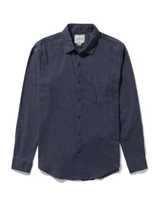 AE Camisa con botones Slim Fit de diseño escocés