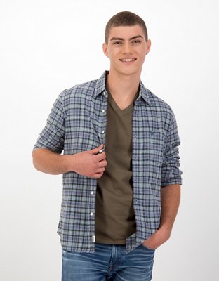 AE Everyday Slim Fit Button-Up Shirt