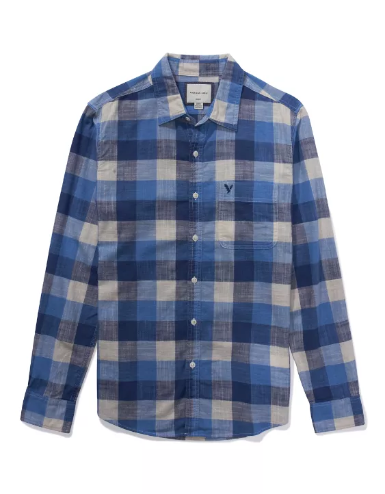AE Slim Fit Everyday Button-Up  Shirt