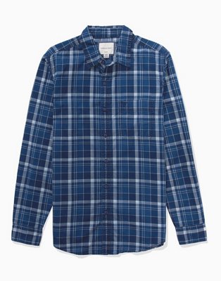AE Super Soft Camisa Everyday Slim Fit de diseño escocés