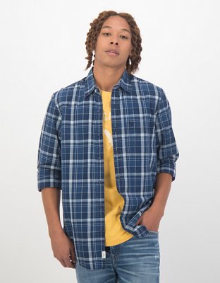 AE Slim Fit Super Soft Plaid Everyday Shirt