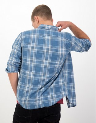 AE Slim Fit Super Soft Plaid Everyday Shirt
