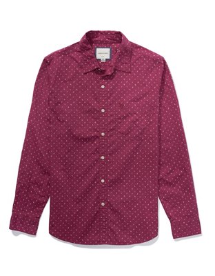 AE Super Soft Camisa Everyday Slim Fit estampada