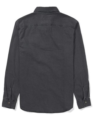 AE Two-Pocket Denim Button-Up Shirt