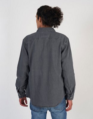AE Two-Pocket Denim Button-Up Shirt