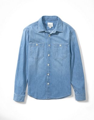 AE Denim Button-Up Shirt