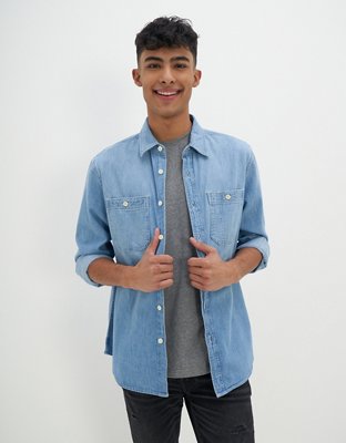 AE Denim Button-Up Shirt