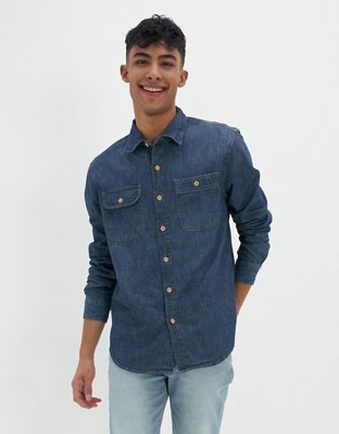 AE Denim Button-Up Shirt