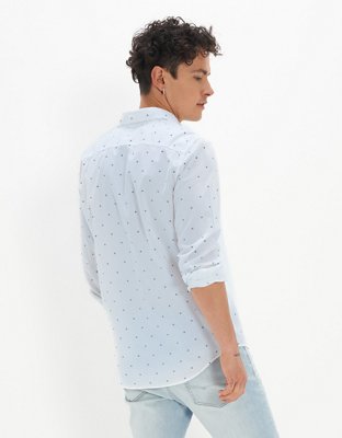 AE Printed Slim Fit Everyday Button-Up Shirt