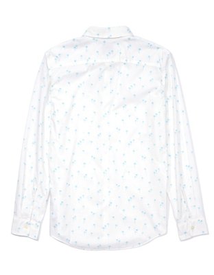 AE Printed Slim Fit Everyday Button-Up Shirt