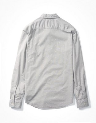 AE Printed Slim Fit Everyday Button-Up Shirt