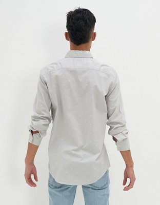 AE Printed Slim Fit Everyday Button-Up Shirt
