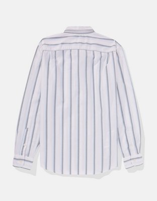 AE Striped Everyday Oxford Button-Up Shirt